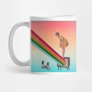 Get Out and Play Collage Art Mug